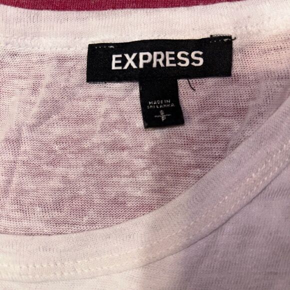 Express cold shoulder flowy layered blouse size small - Picture 4 of 5
